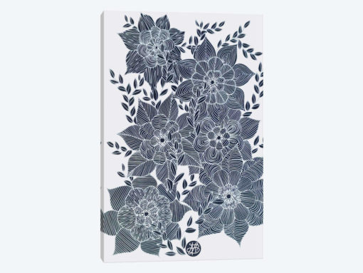 Zentangled Flowers I
