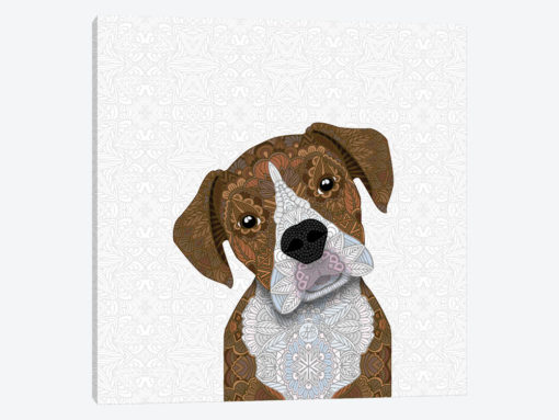 Fawn Boxer, White Snout