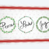 Holly Wreath Trio