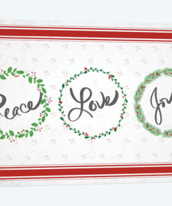 Holly Wreath Trio