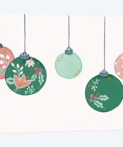 Floral Christmas Ornaments