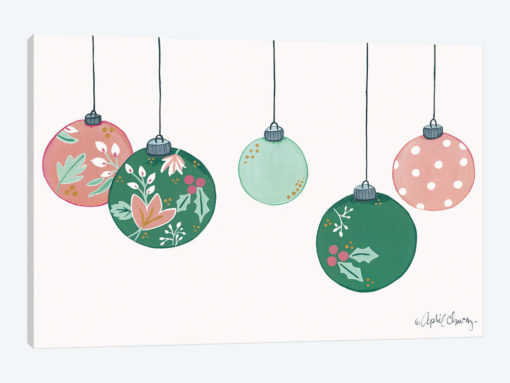 Floral Christmas Ornaments