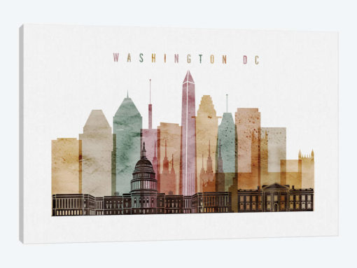 Washington, DC Watercolor I