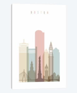 Boston Pastels in White