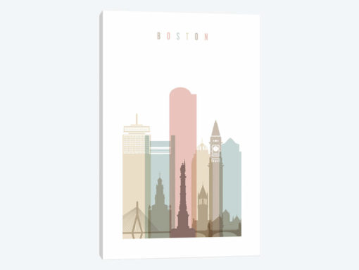 Boston Pastels in White
