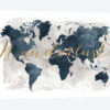 World Map Wanderlust I