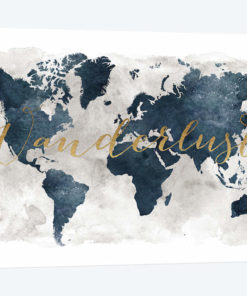 World Map Wanderlust I