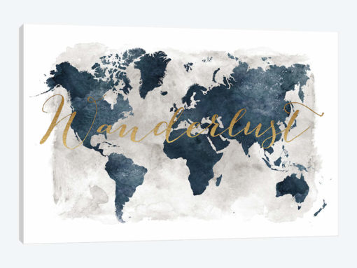 World Map Wanderlust I