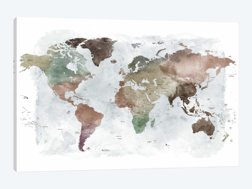 World Map Detailed I
