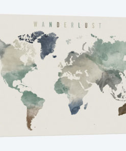 World Map Wanderlust III