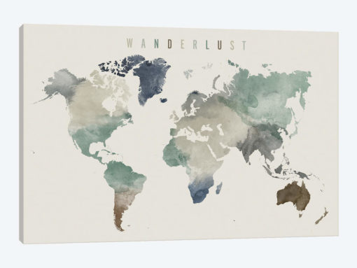 World Map Wanderlust III