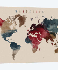 World Map Wanderlust IV