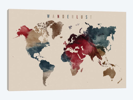 World Map Wanderlust IV