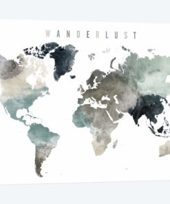 World Map Wanderlust V