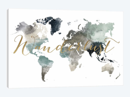 World Map Wanderlust VI