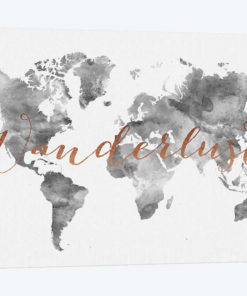 World Map Wanderlust VIII
