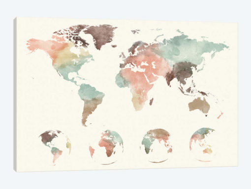 World Map Globes
