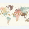 World Map Wanderlust IX