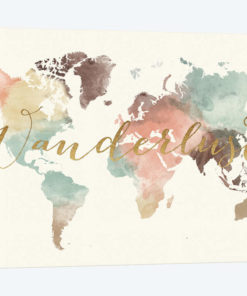 World Map Wanderlust IX