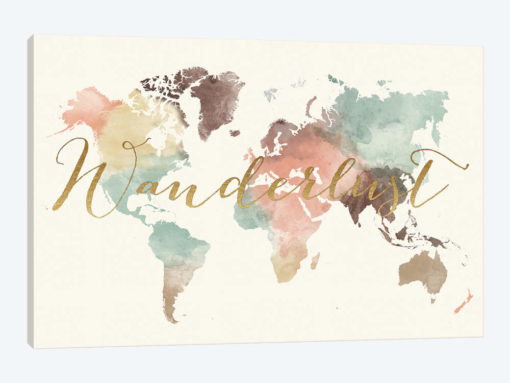 World Map Wanderlust IX