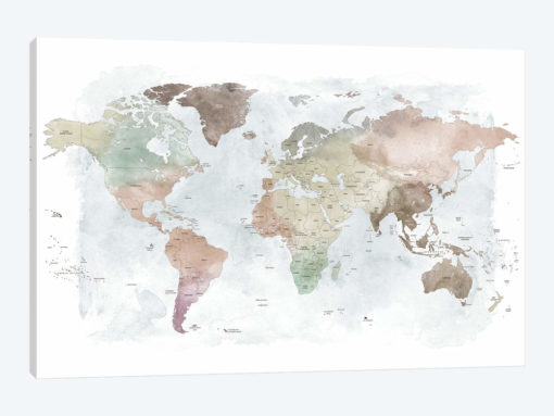 World Map Detailed III