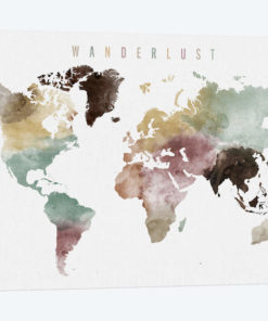 World Map Wanderlust XI