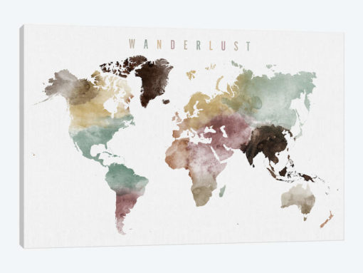 World Map Wanderlust XI