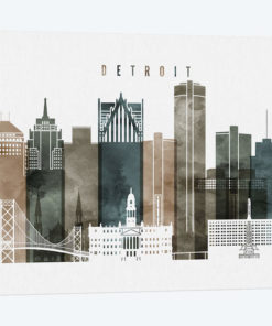 Detroit Watercolor