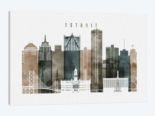 Detroit Watercolor