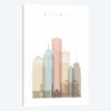 Detroit Pastels in White