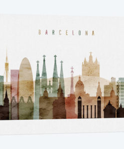 Barcelona Watercolor I