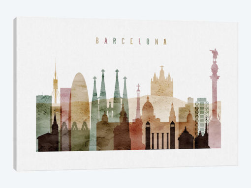 Barcelona Watercolor I