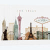Las Vegas Watercolor I