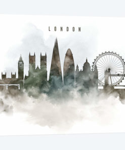 London Watercolor Cityscape