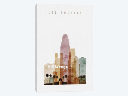 Los Angeles Watercolor I