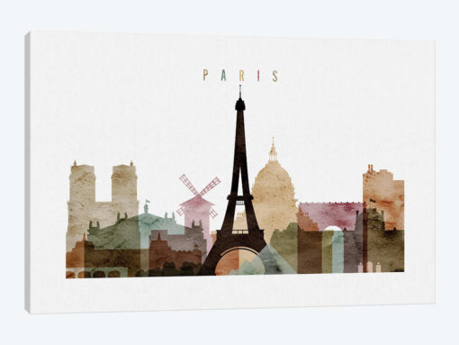 Paris Watercolor I