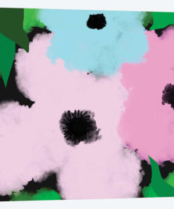 Pink & Blue Flowers