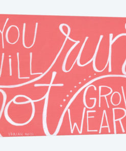 Not Grow Weary