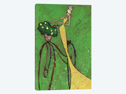 Femme Et Bicyclette
