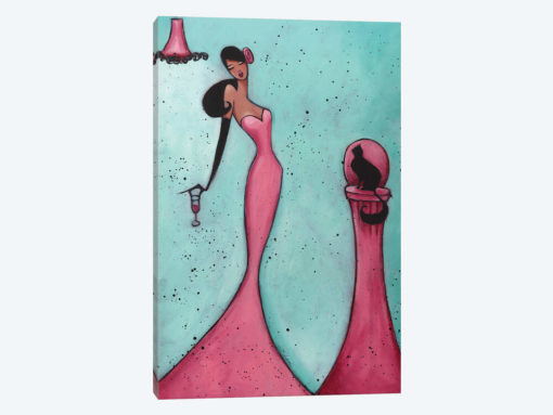Femme Et Chat II