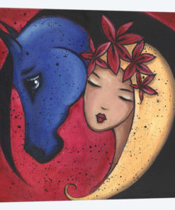 Femme Et Cheval Bluehorse