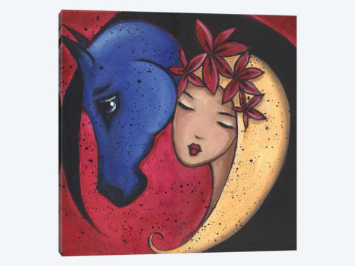 Femme Et Cheval Bluehorse