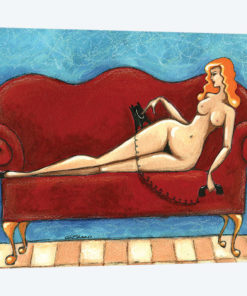 Voluptuous Vixen Nude Redsofa