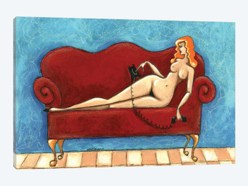 Voluptuous Vixen Nude Redsofa