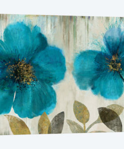 Teal Flowers