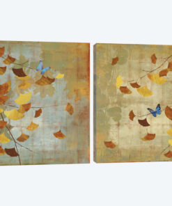 Ginkgo Branch Diptych