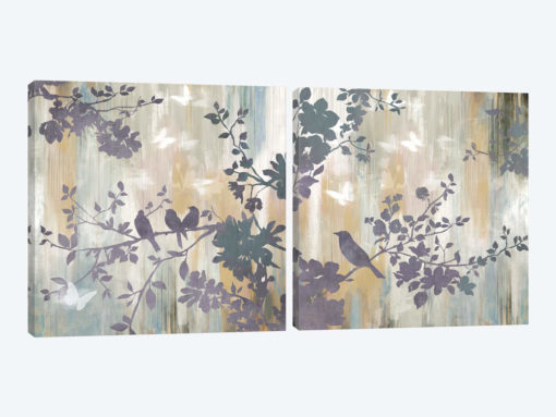 Mist Foliage Diptych