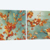 Orange Blossoms Diptych