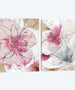 Pretty In Pink Diptych