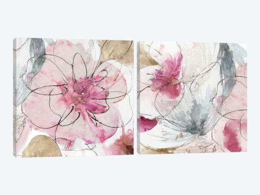 Pretty In Pink Diptych